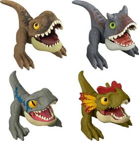 Mattel Hfr08 Jurassic World Dominion Uncaged Wild 1.6 Inch Pack Of 3 Multicolor