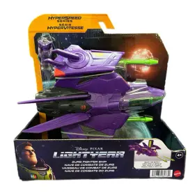 Hhj61 Mattel Disney Lightyear Zurg Fighter Ship And Action Figure Brand New