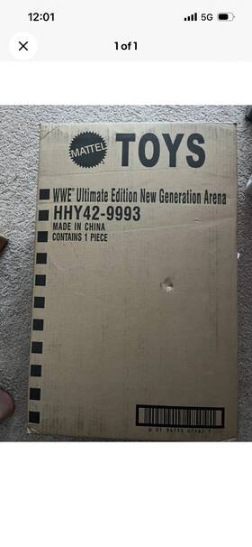 Mattel Hhy42-9993 Wwe Ultimate Edition New Generation Arena Playset