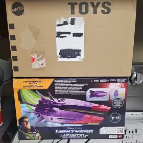 Hjw47 Mattel Lightyear Hyperspeed Series Zurgs Mothership Playset Lights Sounds