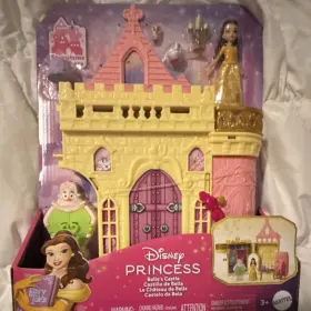 Hlw92 Mattel Disney Princess Belle Castle Playset Wardrobe Teapot Candelabra