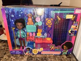 Mattel Hnc99 Karmas World Transforming Musical Playset With Doll And Accessories