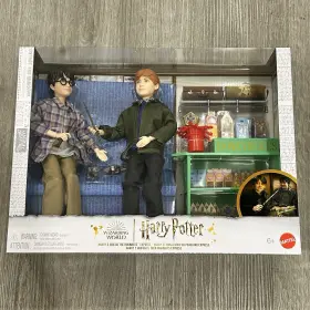 Hnd79 Mattel Harry Potter And Ron On The Hogwarts Express Dolls Accessories Wizard World