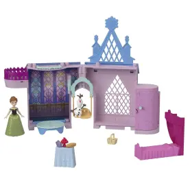 Hpv77 Mattel Disney Frozen Annas Arendelle Castle Playset With Olaf Multiple Play Areas