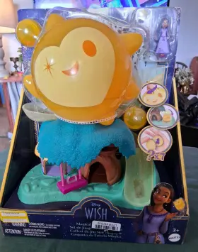 Hpx28 Mattel Disney Wish Magical Star Playset With Asha Mini Doll And Orbs