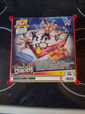 Hw118 Mattel Wwe Knuckle Crunchers Rebound Ring Playset Brock Lesnar Boxed 2021