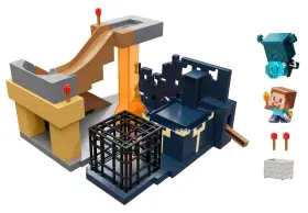 Hxt72 Mattel Minecraft Mini Mode Playset Rise Of The Warden Set With 2 Minis Includin