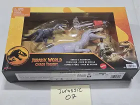 Hyc56 Mattel Jurassic World Chaos Theory Darius Baryonyx Peril Pack Netflix Figure Set