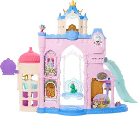 Jbf96 Mattel Disney Princess Pet Castle Playset With 7 Play Areas 3 Animal Friends
