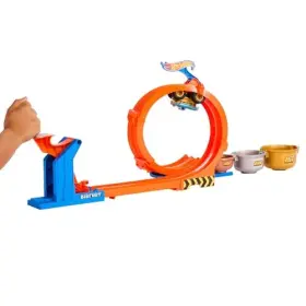 Jbx64 Mattel Hot Wheels Monster Trucks Bigfoot 50th Loop-&-flip Trophy Challenge