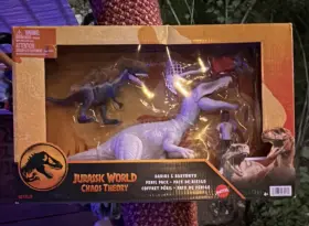 Jcg22 Mattel Jurassic World Chaos Theory Darius And Baryonyx Peril Pack Playset