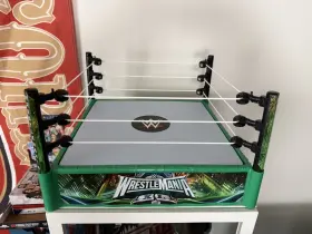 Jdb55 Mattel Wwe Wrestlemania Bloodline Rules Playset - Ring Only Jdb55 Mattel Wwe Wrestlemania Bloodline Rules Playset - Ring Only
