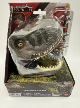 Jgb98 Mattel Jurassic World Rebirth Micro Adventures T-rex Head