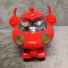 L1874 Mattel Disney Little Baby Einsteins Pat Space Rocket Ship 4 Figures Complete