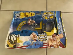 W8008 Mattel Wwe Rumblers Forklift Smashdown Playset With John Cena Figure New