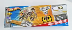 Y5621 Mattel Hot Wheels Monster Trucks Double Destruction - Modular Set New