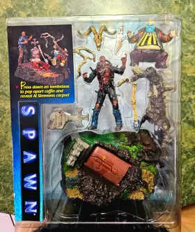 Mcfarlane Toys 787926111217 Spawn The Movie Graveyard Playset Action Figures Todd 1997