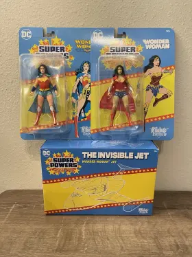 78792615775 Mcfarlane Toys Dc Super Powers Wonder Woman Figures And Invisible Jet