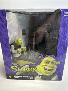 Mcfarlane Toys 787926206029 Shrek The Outhouse Action Figure Playset Dreamworks 2001 New
