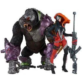90201 Mcfarlane Toys - Spawn She-spawn And Cygor Action Figure 7 Pulgadas Multicolor