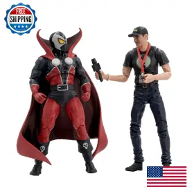 B0cvjtkw6t Mcfarlane Toys - Spawn And Todd 7in Figure 2pk 30th Anniversary