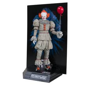 Mcfarlane Toys B0f4z52r7z Pennywise Welcome To Derry 6 Inch Posed Figure Gold Label