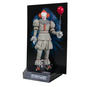B0f4z52r7z Mcfarlane Toys Pennywise Welcome To Derry 6 Inch Posed Figure Gold Label