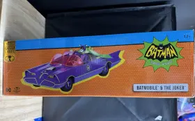 Mcf15017 Mcfarlane Toys Batman 1966 - Batmobile And The Joker 6 Inch Scale Action Figure Vehicle