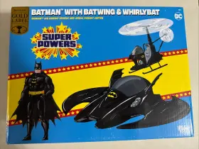 Mcf15834 Mcfarlane Toys Dc Super Powers Batman Batwing And Whirlybat Gold Label - New