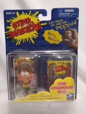 Meg/spin Master 778988611951 Stink Blasters Matty Manure Toy Figure 2003 New Factory Sealed