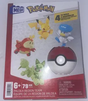 Mega 194735170517 Pokeball 5 Pack. For Pok Mon Fans Of All Ages. A Ball And 4 New Figures