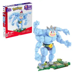B0cb6jc9w8 Mega Brands Pok Mon Machamp Building Toy Set - 401 Pcs 7-inch Poseable Figure