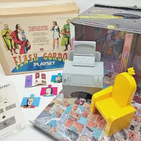 74410 Mego Rare Nos Flash Gordon Action Figure Set 1977 Ming Dr Zarkov Lab Complete