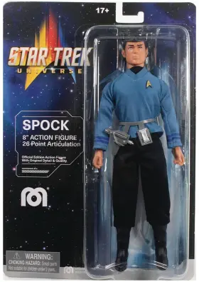 B0c4qvsswn Mego Star Trek Strange New Worlds Spock 8-inch Action Figure Collectible