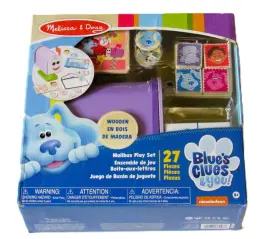 Zz22168 Melissa & Doug Nwt And Childrens Toy Set - Blue S Clues You Mailbox Playset