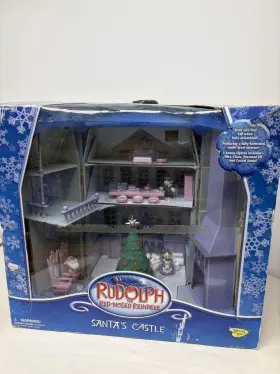 Memory Lane 090733067265 Rudolph The Red Nosed Reindeer Santas Castle Playset