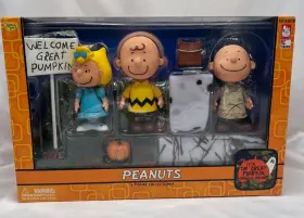 Memory Lane 090733077776 Peanuts Its The Great Pumpkin 2003 Nib Figure Collection With Sign