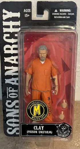 Mezco 696198823035 Sons Of Anarchy Clay Figure Orange Prision Uniform 2014 Con Exclusive Toys
