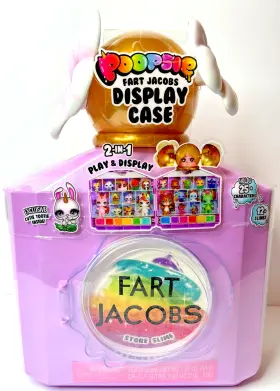 Mga Entertainment 035051559894 Poopsie Fart Jacobs 2-in-1 Play And Display Case With Cutie Tootie Inside Brand New