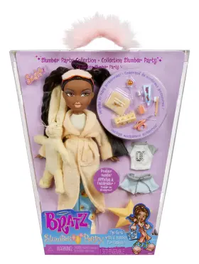 Mga Entertainment 035051592051 Bratz Slumber Party Sasha Fashion Doll With 2 Sets Of Pajamas Plush Accessories