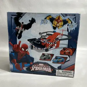 433100 Mga Entertainment Marvel Ultimate Spider Man Race Car Track With Venom And Nova Walgreens