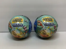 522546-euc Mga Miniverse Jurassic World Make It Mini Dinosaurs Mgas Lot Of 2 New Sealed