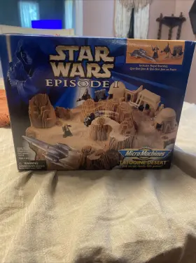 Micro Machines 047246665464 Star Wars Episode I Tatooine Desert Galoob 1999 Sealed Nib