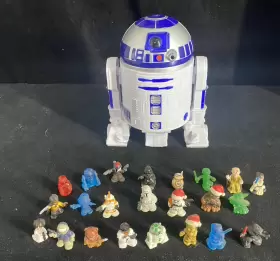 83512 Micro Machines Hasbro Star Wars R2d2 The Force Awakens Playset With 24 Figures