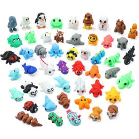 B0fhwh42pr Monjita 50 Mini 3d Printed Animal Figurines Flexible Articulated Fidget Toy