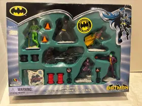 43298 Monogram Batman Pvc Figurine 18pc Playset With Fold Down Playmat Inc.-never Opened