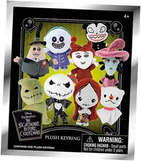 22655 Monogram Products Nightmare Before Christmas Blind Bag Plush Clip One Random