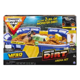 B07nfnp5ck Monster Jam Dirt Arena 24-in Playset With 2lbs And Die-cast Truck