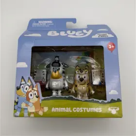 17649-0003 Moose 17649-0003/11-r Bluey Animal Costumes Playset With And Bingo Figures 2-pack