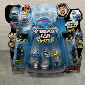 24715-1l-r1 Moose Mrbeast Lab Swarms Limited Edition Panther Playset 12 Micro Beasts Tubes 24715-1l-r1 Moose Mrbeast Lab Swarms Limited Edition Panther Playset 12 Micro Beasts Tubes